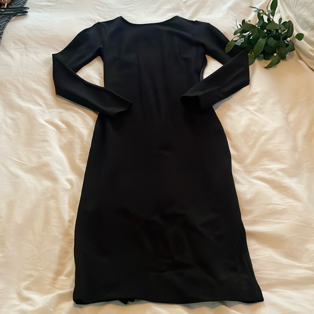 Open back cocktail dress